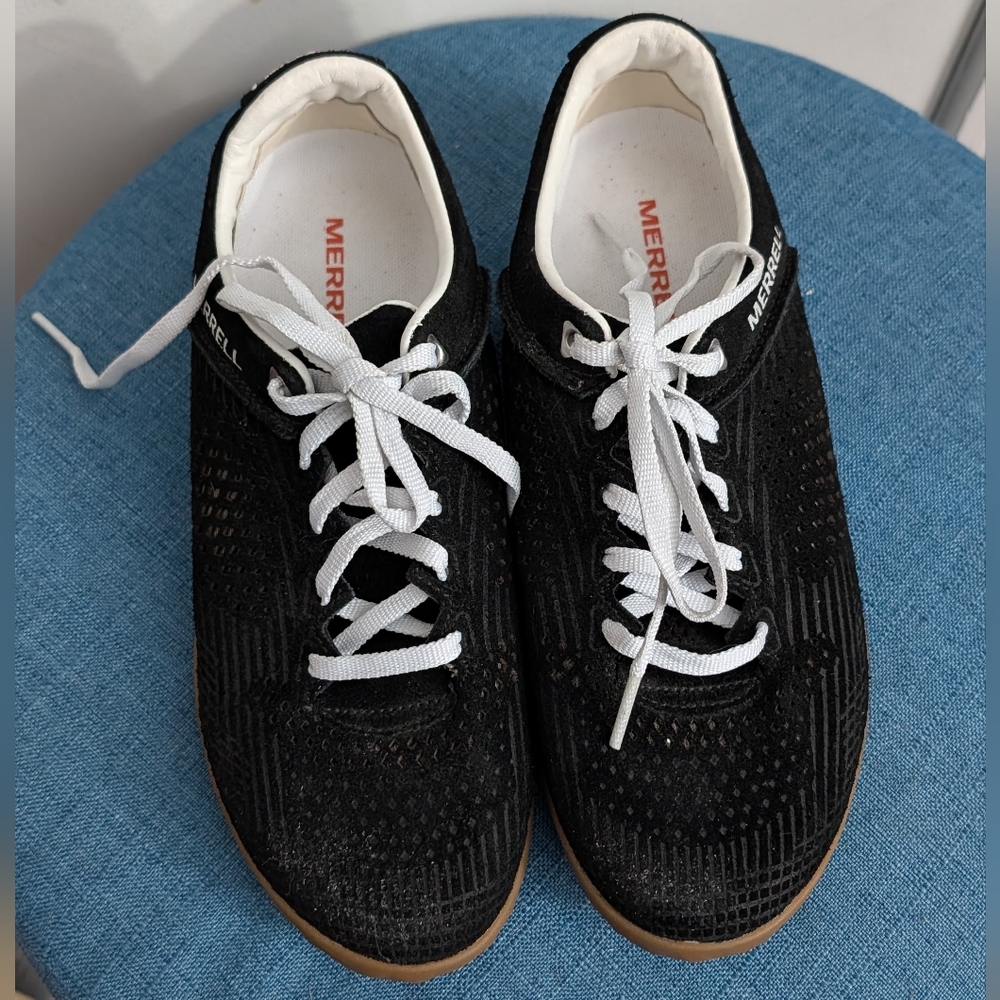 Merrell Civet Sport Breeze Women's Size 7 Shoes Black Suede Trainers Sneakers